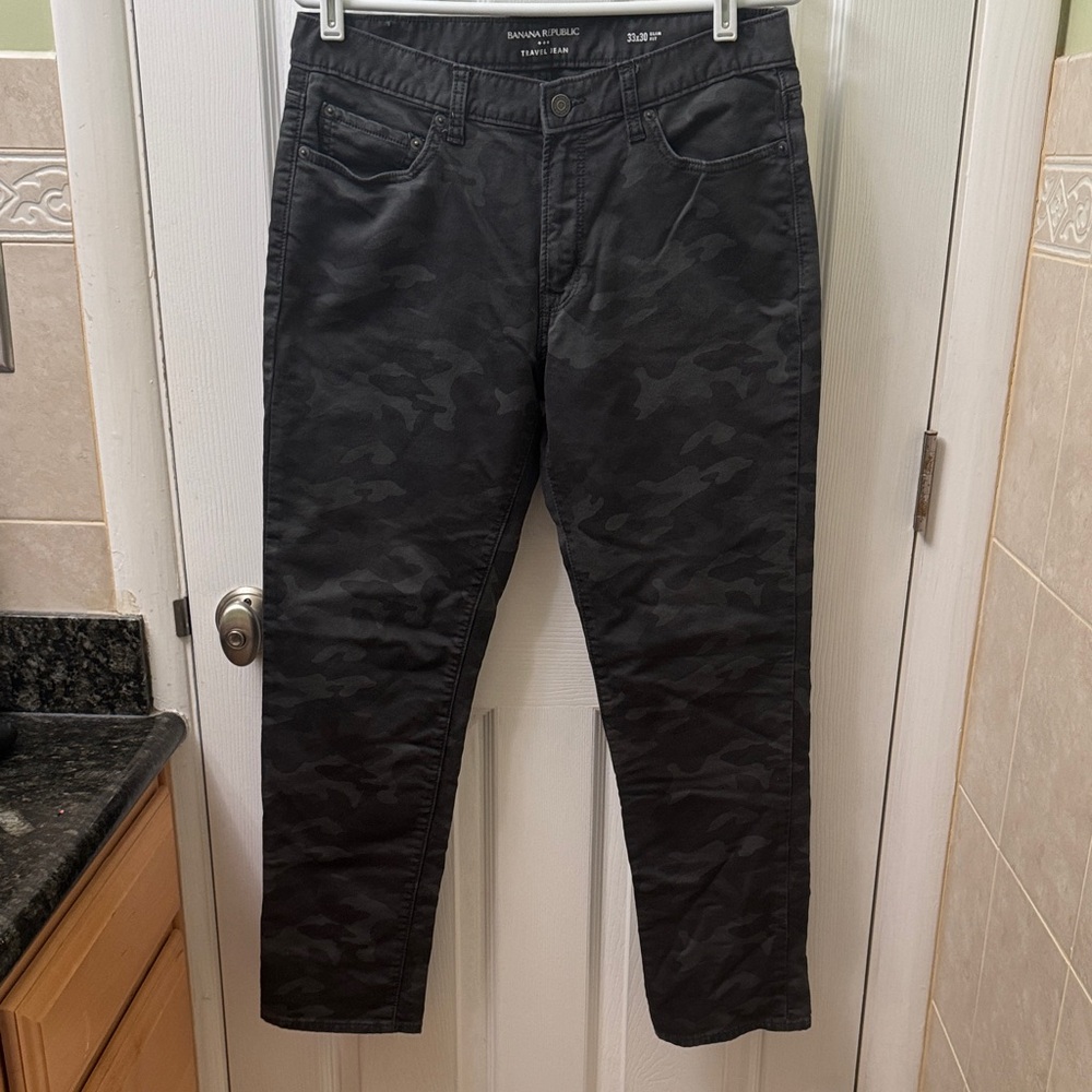 Banana Republic Dark Camouflage Trousers